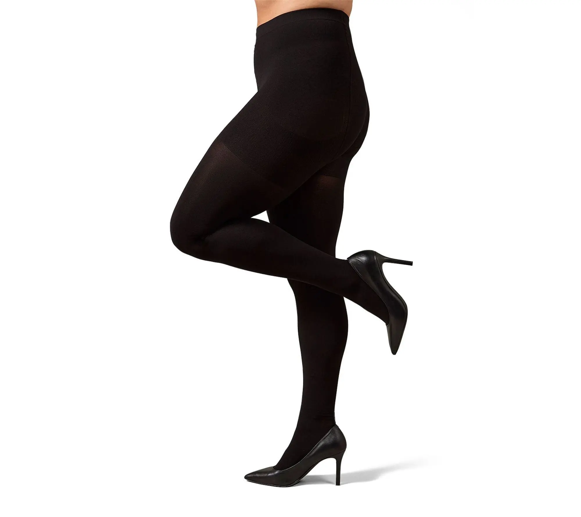 MeMoi Women's Firm Fit Opaque 90 Denier Control Top Tights