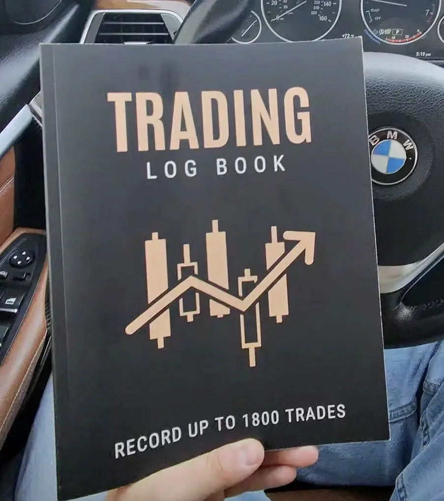 Trading Log Book – Day Trading Journal for Stocks, Crypto & Furtures | Track 1800 Trades