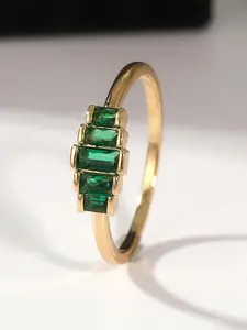 Vintage Elegant Synthetic Zircon Ring, Fashion Jewelry for Party, Daily Clothing Decor, Trendy All-match & Exquisite Jewelry for Birthday Gift