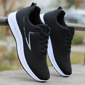 UOSO Ultra-Lightweight Men's Lace-up Sneakers - Superior Breathability, Flexibility, and Cushioning for Running, Basketball, Workout, and Gym - Comfortable, Durable, and Stylish Athletic Shoes