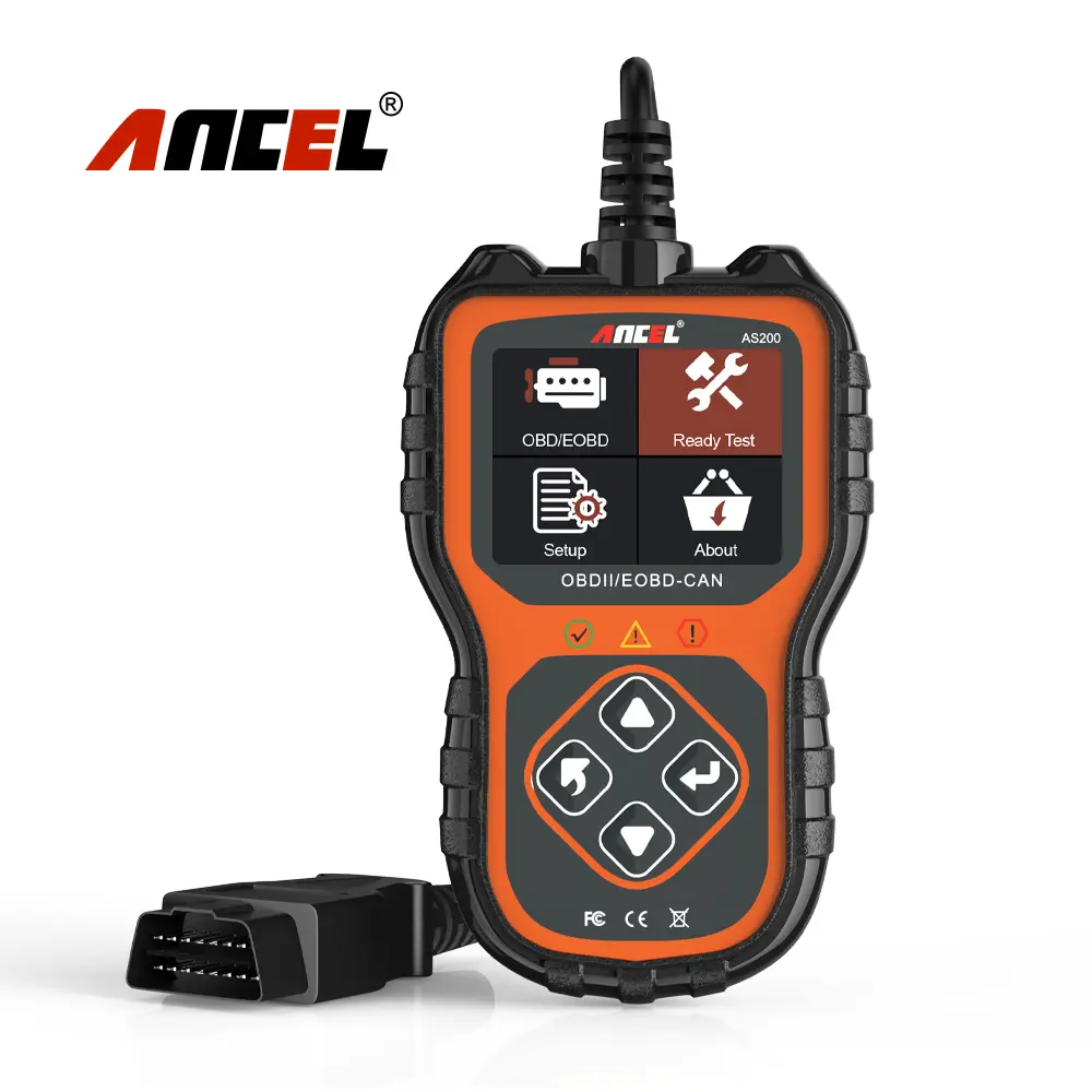 ANCEL AS200 OBDII Code Reader, Automotive Diagnostic Scanner, Vehicle Diagnostic Tool for Car Engine Fault Checking, Vehicle Diagnostic Scanner