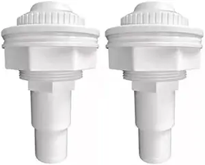 Above Ground Pool Complete Return Outlet Jet Fitting with Gaskets and Adapter Replace Hayward SP1023 1-1/2-Inch FIP Inlet Return Fitting with Locknut and Gasket (2)Quesear