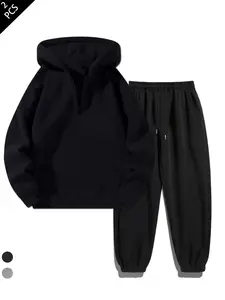 Men's Hooded Sweatsuit Matching Set Includes Hoodie and Sweatpants, Perfect for Casual Daily Wear, Comfortable and Stylish, Fall outfit