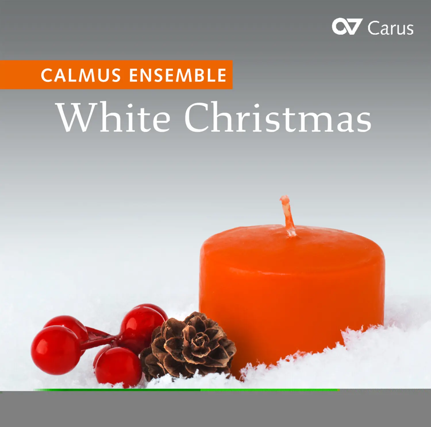 White Christmas Music CD - Carus & Various Bands, New English Audio Disc with No Unnecessary Add-Ons, Music for No Age Restriction
