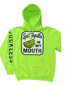 Spit Tequila In My Mouth Hoodie by Luckless Outfitters