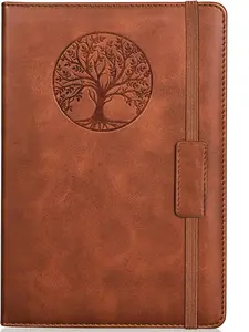 Lined Leather Journal A5 256 Pages Hardcover College Ruled Notebook for Women & Men Ideal for Writing, Travel, Business, and School Use