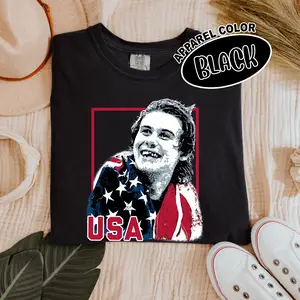 Jack Hughes Team USA Hockey Shirt – Patriotic Team USA Graphic Tee, American Hockey Pride Gift, Olympics Inspired