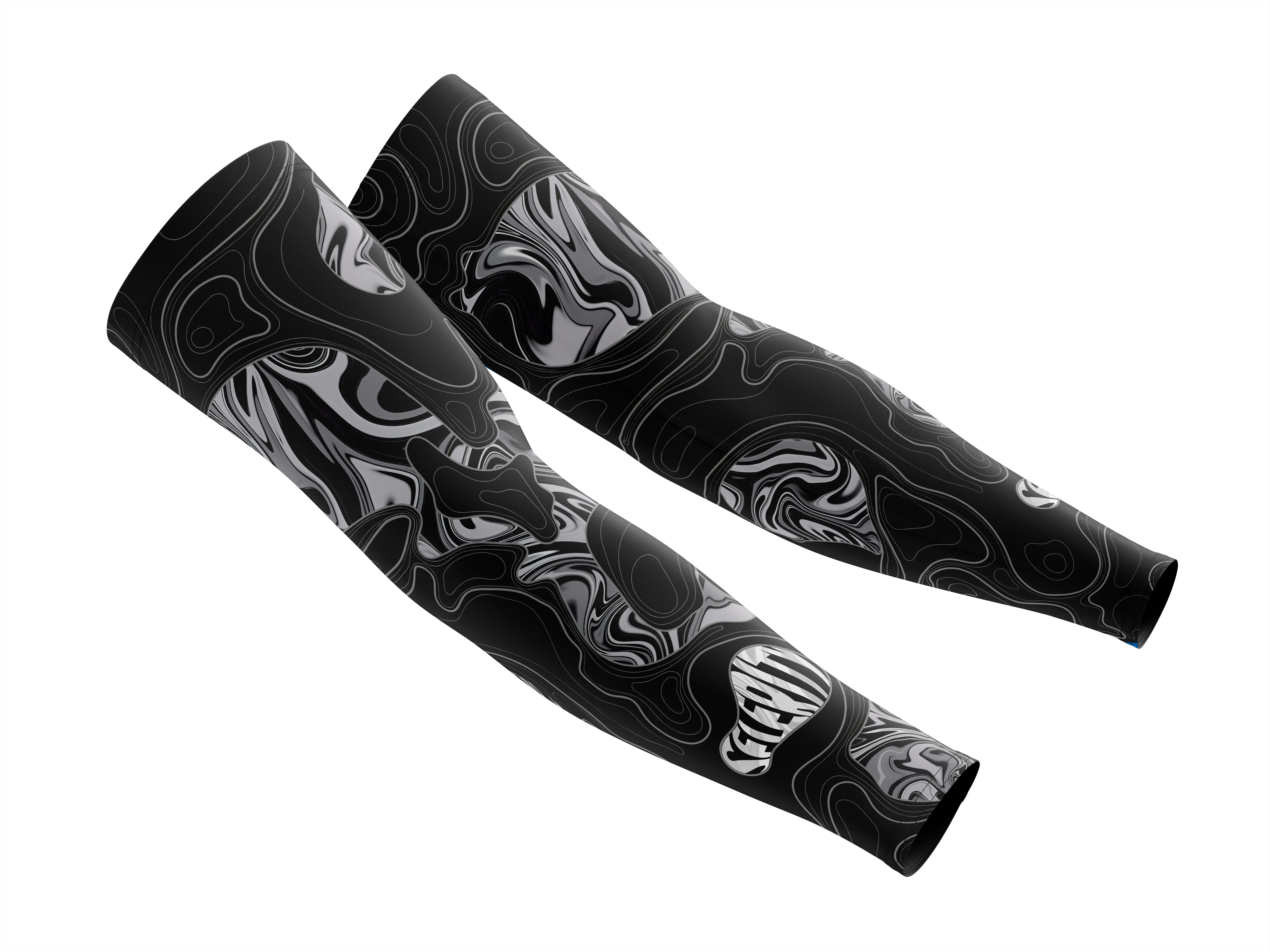 Compression Arm Sleeves (Pair) for Basketball, Football, Baseball & Sports – Breathable Athletic Arm Sleeve for Men & Women (2 pcs)
