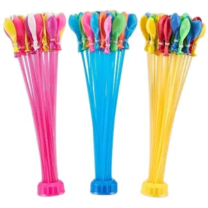 Self sealing water balloons happy baby Burst Round colorful, summertime fun Gifts