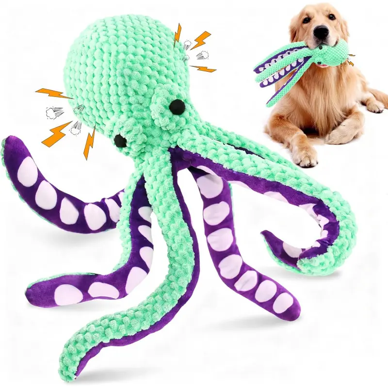 Large Sounding Dog Toy - Plush dog toy made of soft fabric, suitable for small, medium, and large dogs, a great gift for daily companionship and training rewards