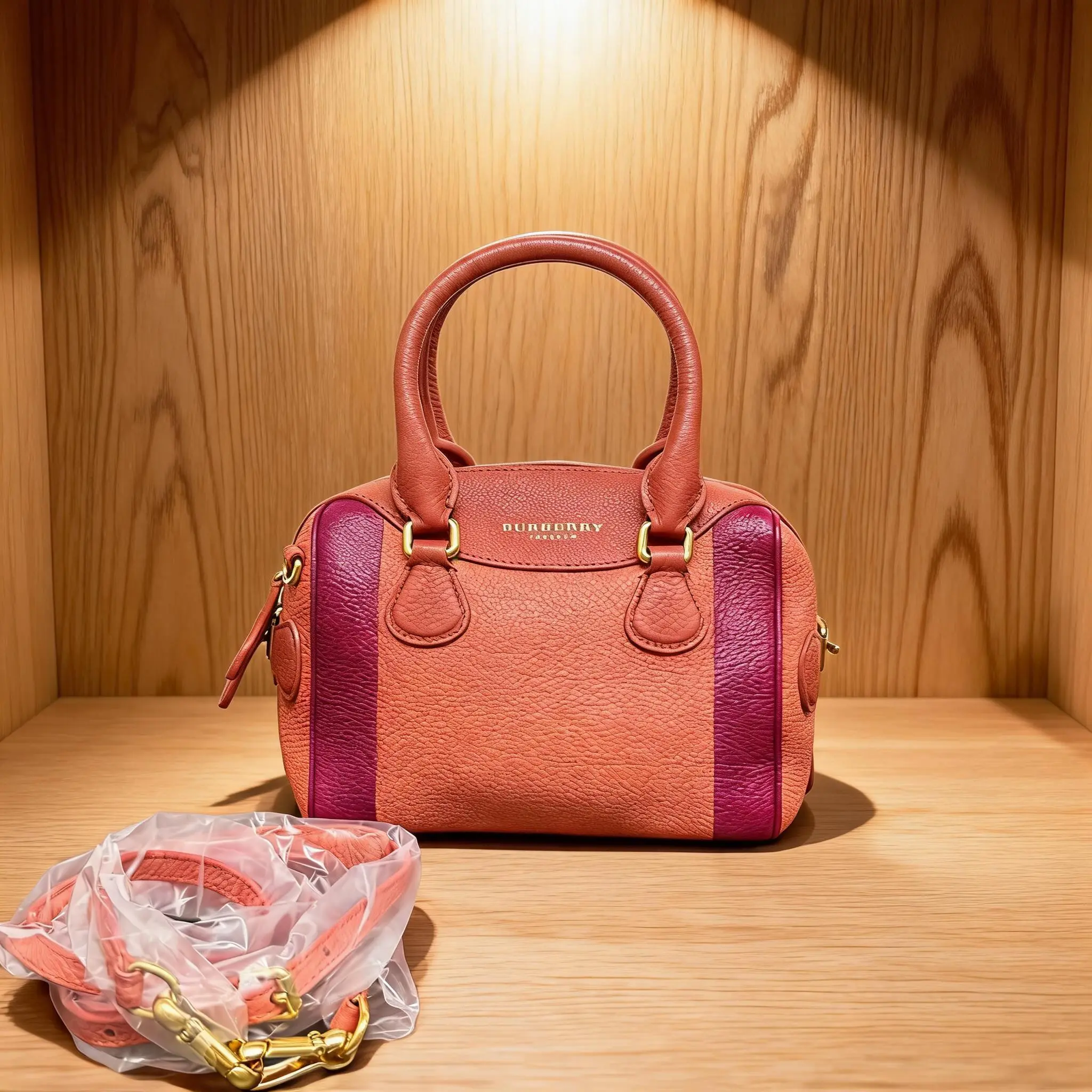 Pre-owned BURBERRY Leather Shoulder Bag C0718349468