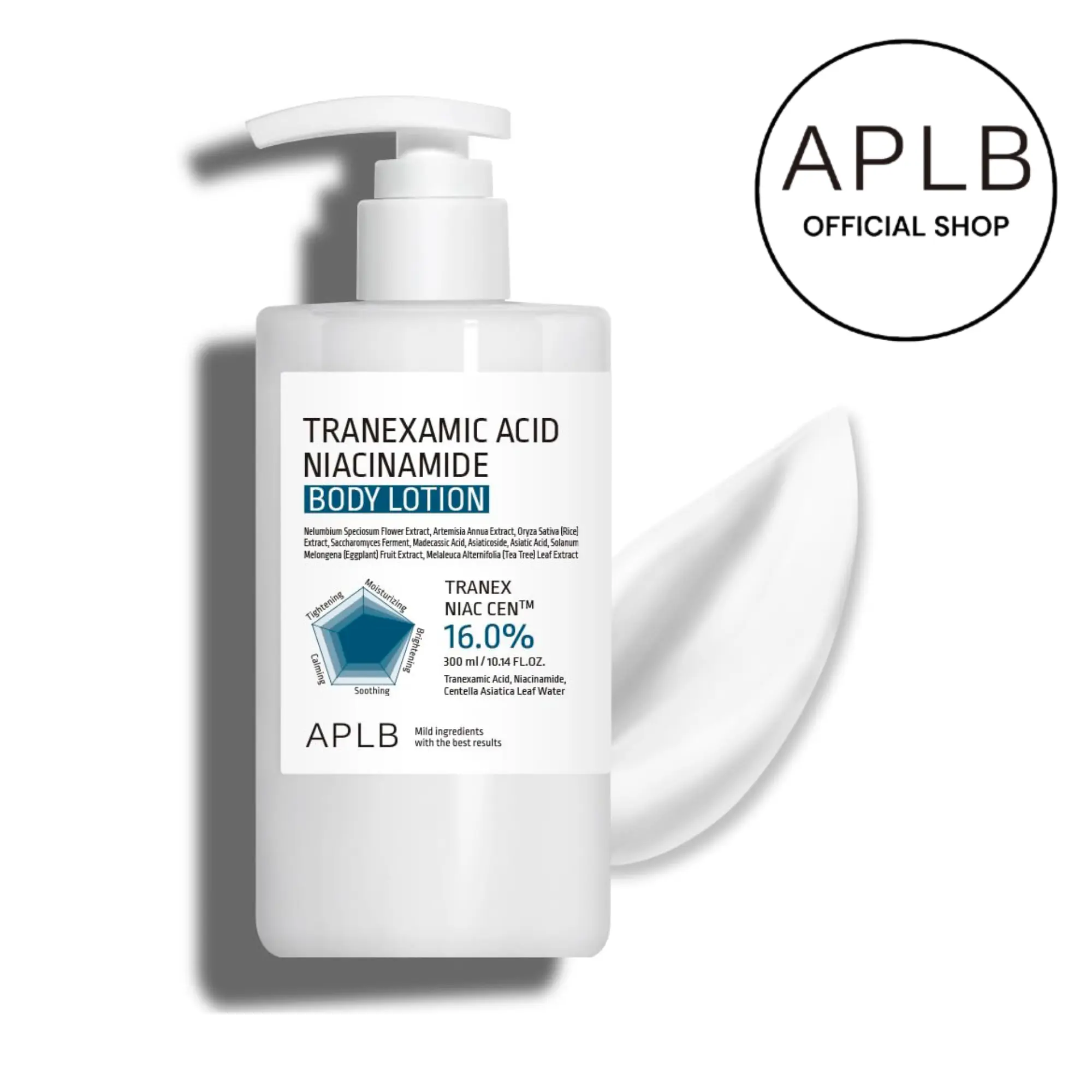 [APLB Official] APLB TRANEXAMIC ACID NIACINAMIDE BODY LOTION 300ml
