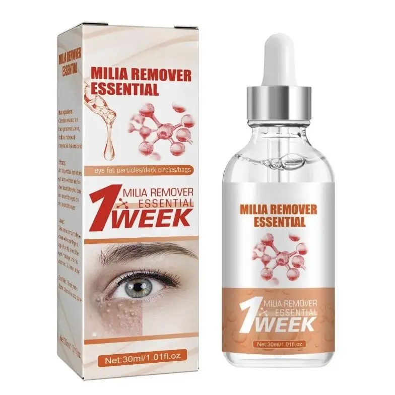 Milia Remover Treatment Serum, 30 ml - Alcohol-Free Acne Care Skincare with Natural Essence & Glycerol, Nourishing Formula to Hydrate, Leaves Skin Smooth and Fresh