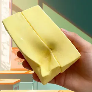 Super Soft Squishy Butter Stick Stress Toy cheese dessert toy Slow Rising Sensory Fidget for Teens Party Favors Birthday Gifts