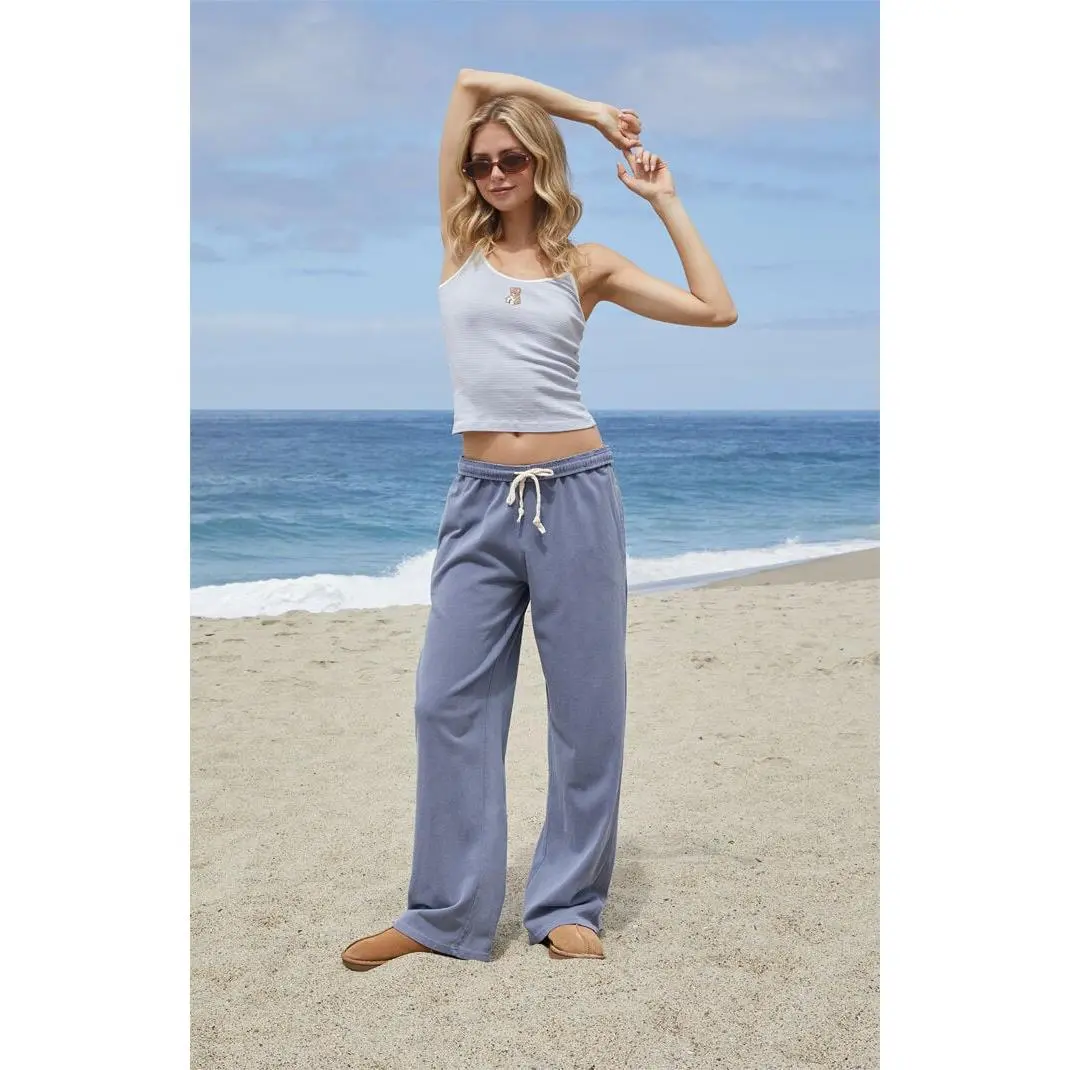 John Galt Women's Dark Gray Anastasia Baggy Sweatpants