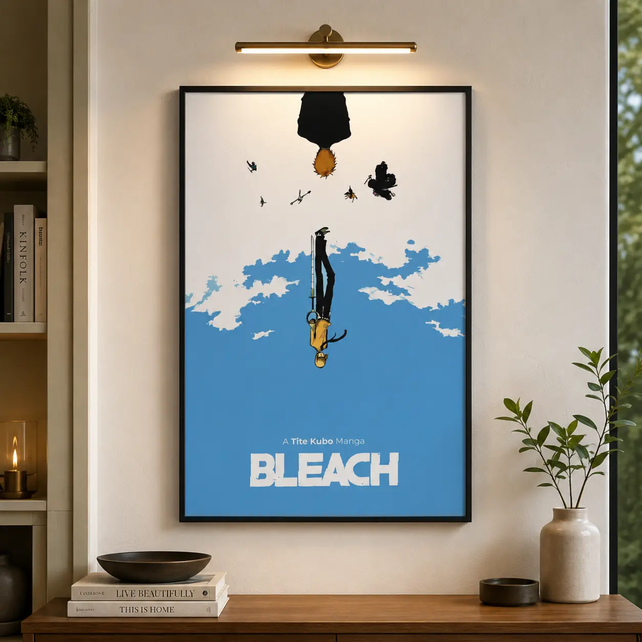 Bleach Upside Down World 1-Piece Anime Print Poster - Premium Waterproof Unframed Wall Decoration, Ideal Gift for Bleach Fans, Suitable for Dorm Room Decor