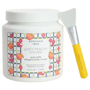 Beekman 1802 Supersize Peach Lychee Body Cream with Spatula