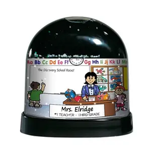School Teacher - Elementary & Primary School, Female - NTT Personalized Snow Globe