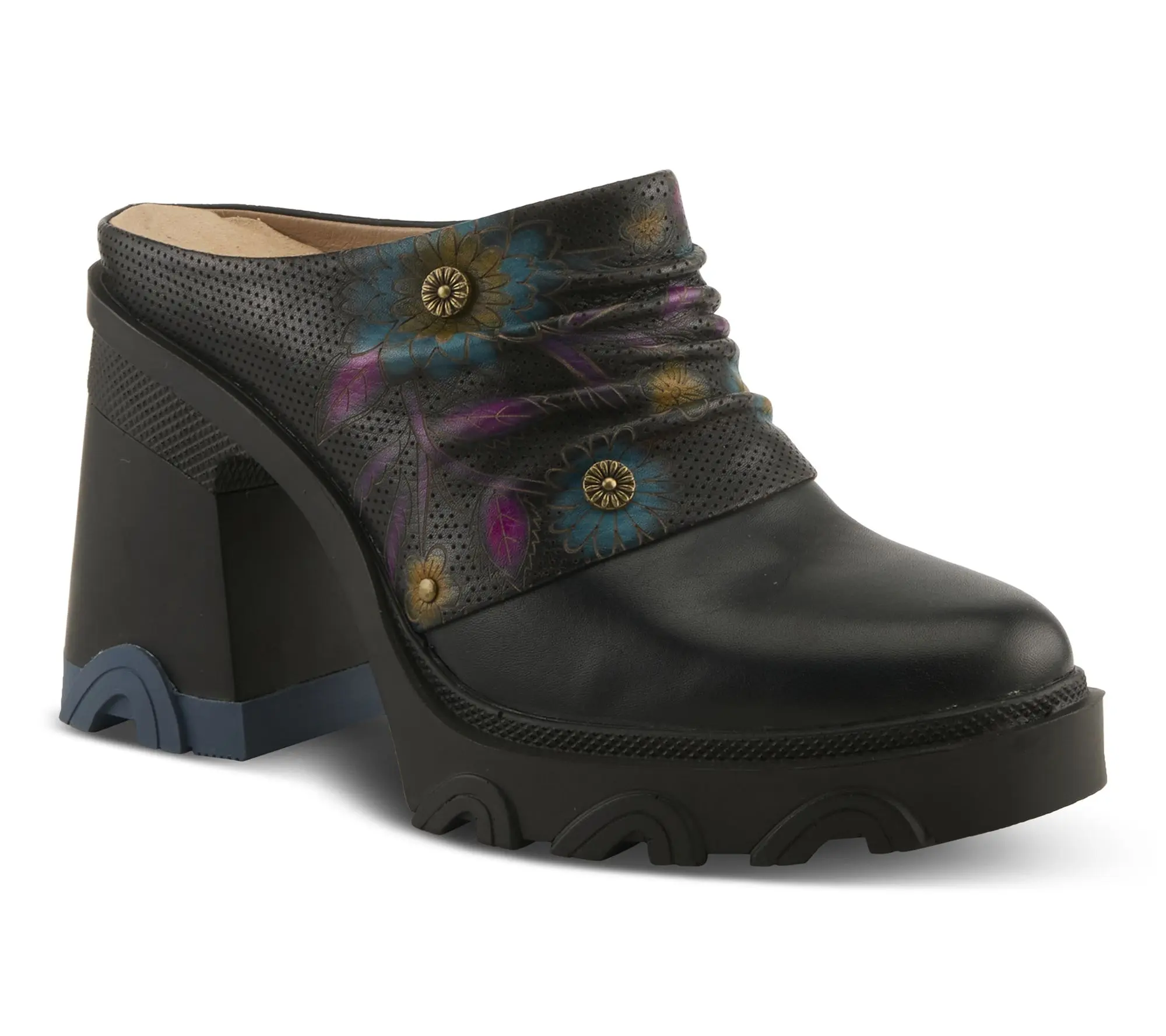 L'Artiste by Spring Step Leather Mule - Chemistry