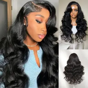 Sunber 13x4 Lace Frontal Loose Wave Glueless Human Hair Wigs Side Part with Face-Framing Soft Layers Put on and Go SpringStatements summerwins