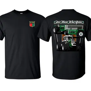 Oliver Tractor T-Shirt For Men Who Grow Farm Unisex Ultra Cotton Short Sleeve USA Made 100% Cotton T-Shirt