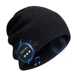 Wireless Beanie Hat Headphones, Rechargeable Smart Wearable Devices for Men & Women, Unique Gift Idea for Men Dad Husband, Headphone for Travel