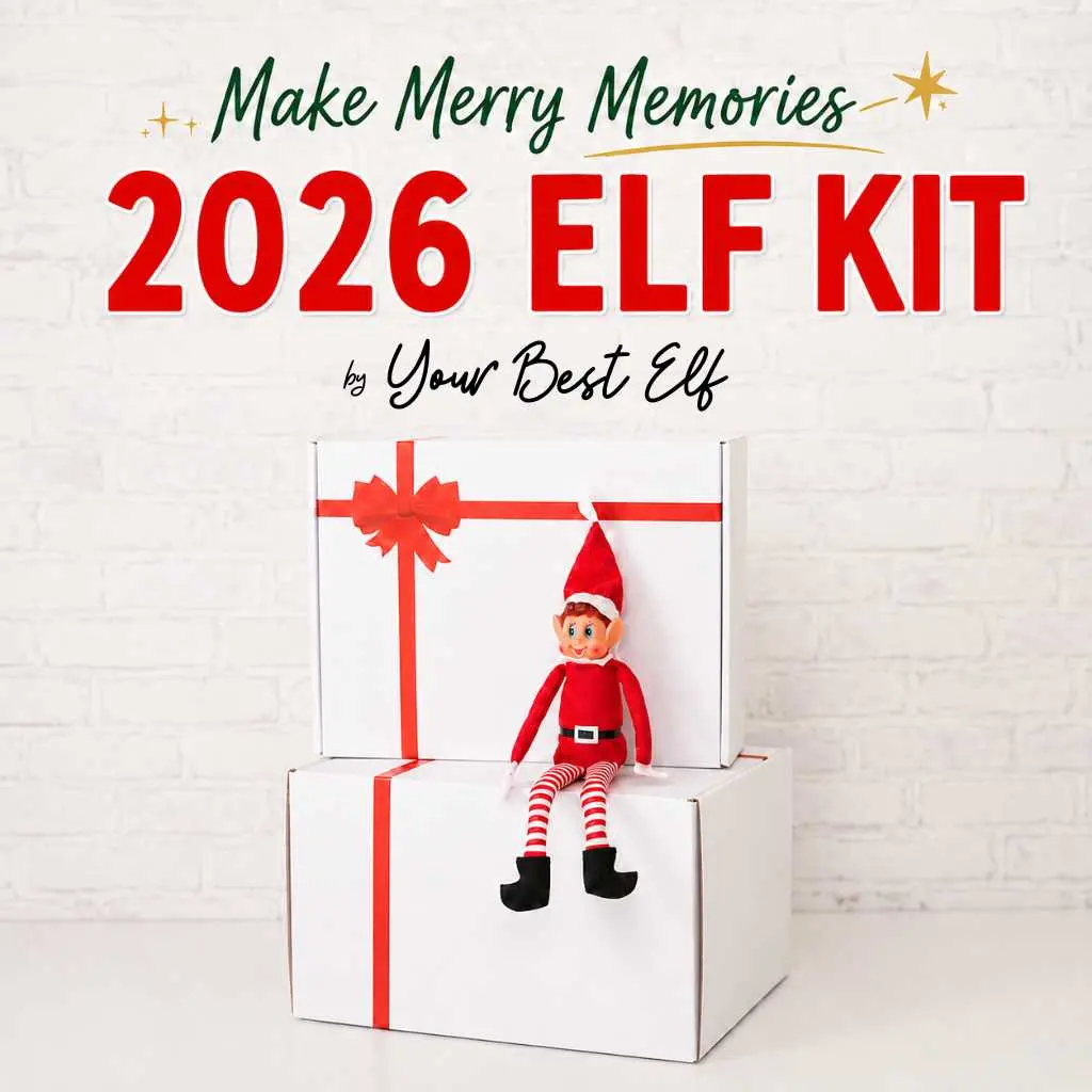 2026 Elf Kit | 24-Day Christmas Elf Kit with Props, Activities & Messages