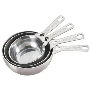 Le Creuset Stainless Steel Baking Measuring Cups Set of 4
