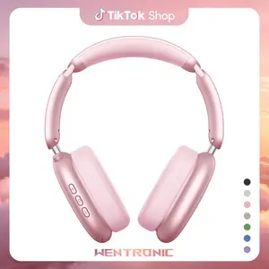 WENTRONIC Y02 Electronic Over-Ear Hybrid Active Noise Cancelling Bluetooth Wireless Headphones - 60H Playtime, Hi-Res Audio, Foldable Design, Soft Earpads, Built-in Mic, for Phone Calls, Compatible with iOS/Android/PC