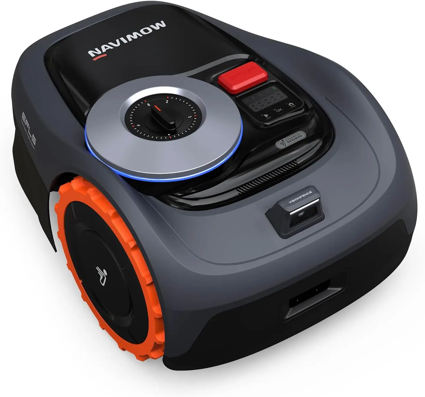 Navimow i1 Series Smart Robotic Lawn Mower - RTK+Vision Positioning, AI-Assisted Mapping, Wire-Free GPS Virtual Boundary, Remote App Control, 58dB(A) Ultra-Quiet, Multi-Area Mowing, Rechargeable Wireless Vacuum Accessory, Father's Day Gift Option, Garden,