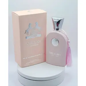 Maison Alhambra Delilah Pour Femme Eau De Parfum Spray for Women 3.4 Ounce - Floral Fragrance with Bergamot, Rhubarb, Vanilla, and More