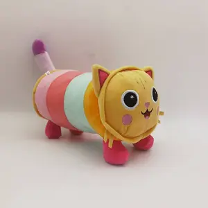 Gabby’s Dollhouse Purple Cat‑Car Plush Toy, Cute Stuffed Vehicle Doll