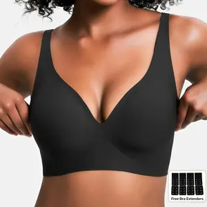 Jelly Up Bra, Jelly Support Push Up Bralette, Seamless Comfort Minimizer Full Coverage Bra comfortable everyday strap bracelet Women's Wireless Lightly Lined Comfort every Bra
