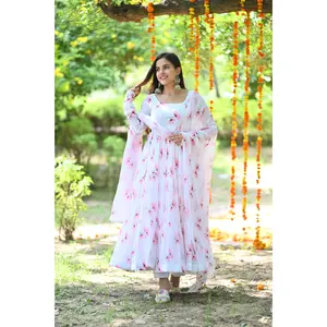 White Tulip Anarkali