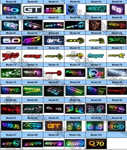 Custom RGB Logo For Any Car Personalized Easy Installation