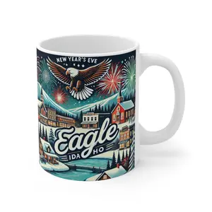 Idaho Ceramic Mug 11oz for Chistmas Lovers - Best Design, Dishwasher Safe, Best Gift, Coffee Cup, Tea Mug, Home Decor, Kitchenware