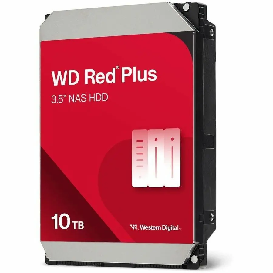 WD Red Plus 10TB 3.5" Internal NAS Hard Disk Drive WD100EFGX