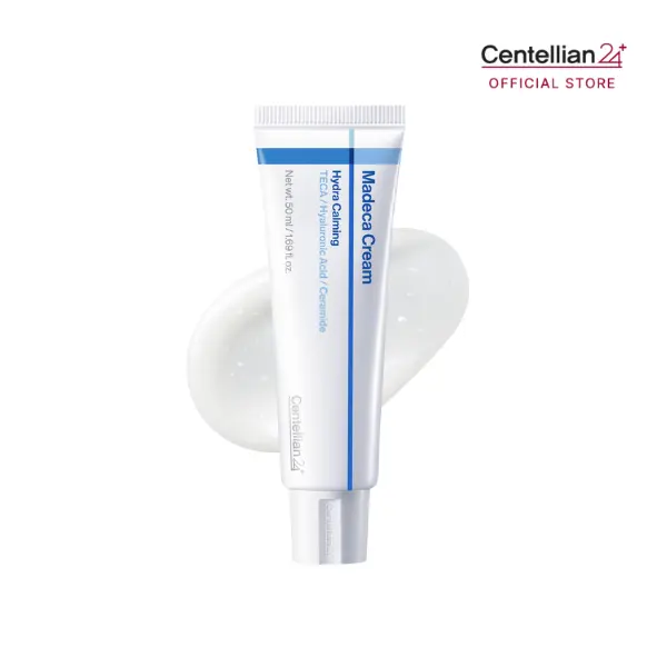 [Centellian24] Madeca Cream Hydra Calming 50ml | Instant -5.5°C Cooling Effect | 30-Second Deep Hydration & Heat-Induced Irritation Care | Korean Skincare