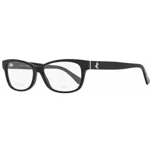 Jimmy Choo Rectangular Eyeglasses JC278 DXF Black Glitter 54mm