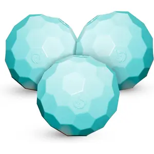 Gravity Ball for Playing Backyard Baseball, Durable, Fast Moving Baseballs for Practicing and Playing Baseball (3ct), Blue