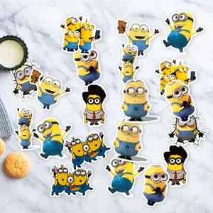 Stickers Pack 20 Pcs Minion Bumper Laptop Colorful  Guitar Bottle Water Waterproof Bike Aesthetic Skateboard Car Vinyl Luggage
