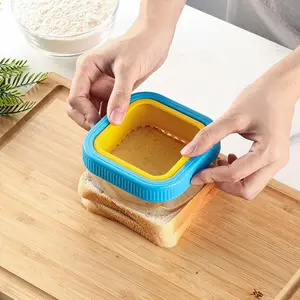 Sandwich Cutter and Sealer - Crustless Sandwich Maker - Cut and Seal - Great for Lunchbox and Bento Box - Boys and Girls Kids Lunch - Sandwich Cutters for Kid