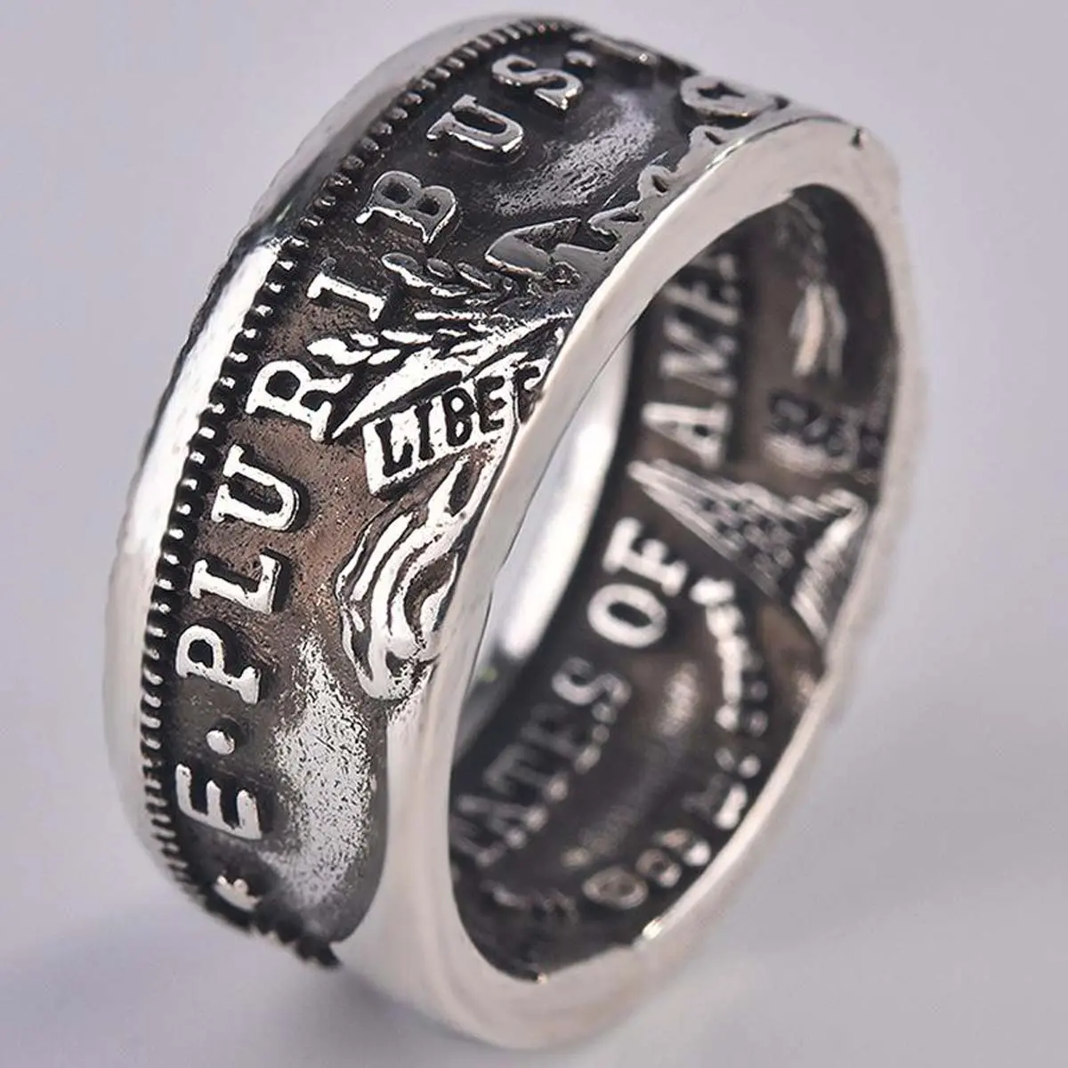 Repurposed Morgan Coin Ring - Versatile Jewelry Accessory, Souvenir Gift for Men and Women, Repurposed Coin