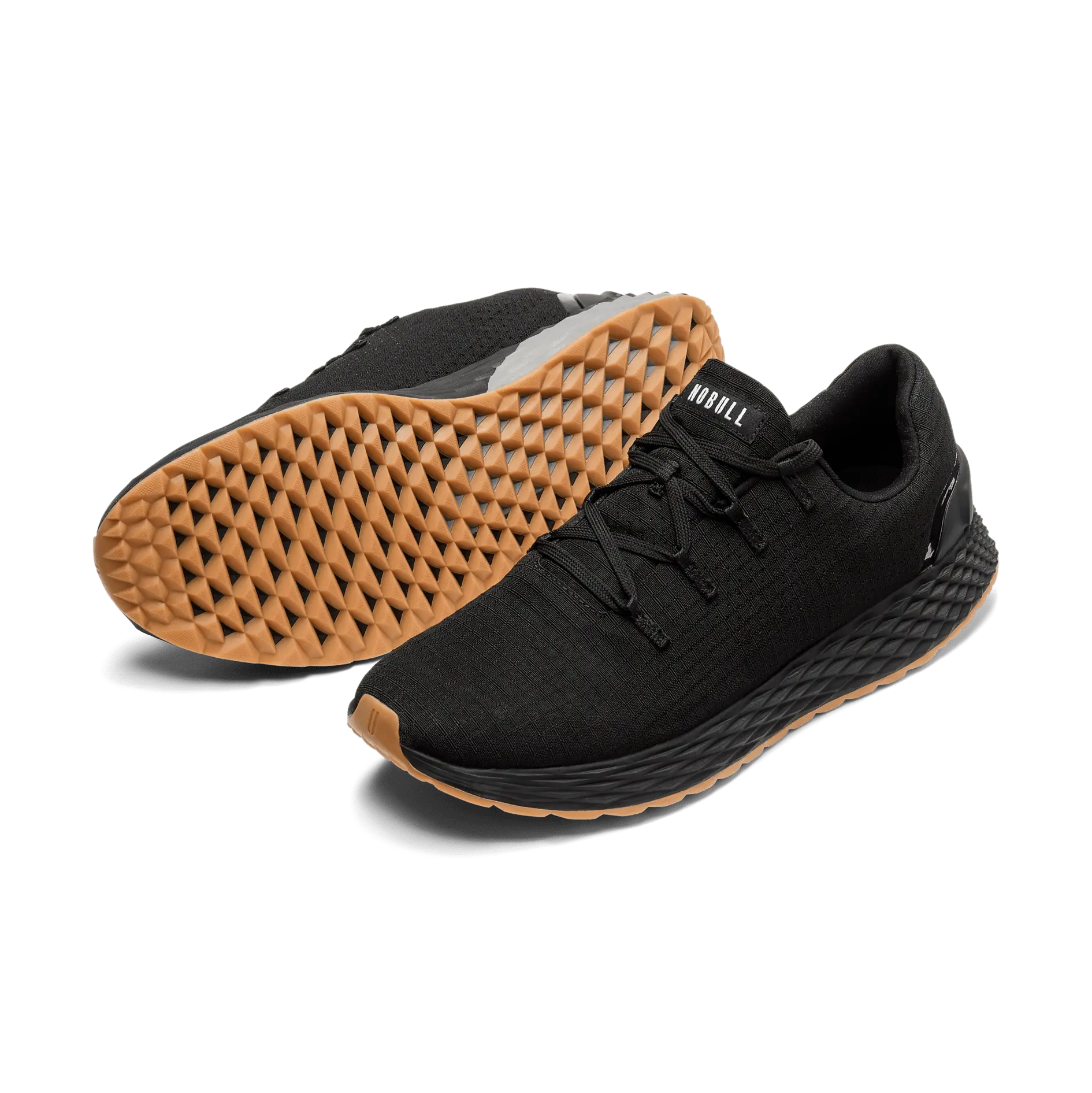 No bull Men\'s Black Knit Lace-Up Sneakers with Gum Sole The update everyone has asked for over the years is finally  main image 4