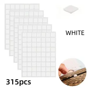 315pcs / Easy Peel 3D High Density Foam Double Sided Sticky Adhesive Squares, Permanent Dual-Sided Tape for Pop-Up Cards, DIY Crafts, Greeting Cards, Gift Wrapping