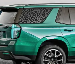 XL SUV Rear Cab Window Cheetah/Leopard Graphic Decal Set