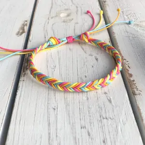Summer Colorful Braided Anklet Friendship Bracelet