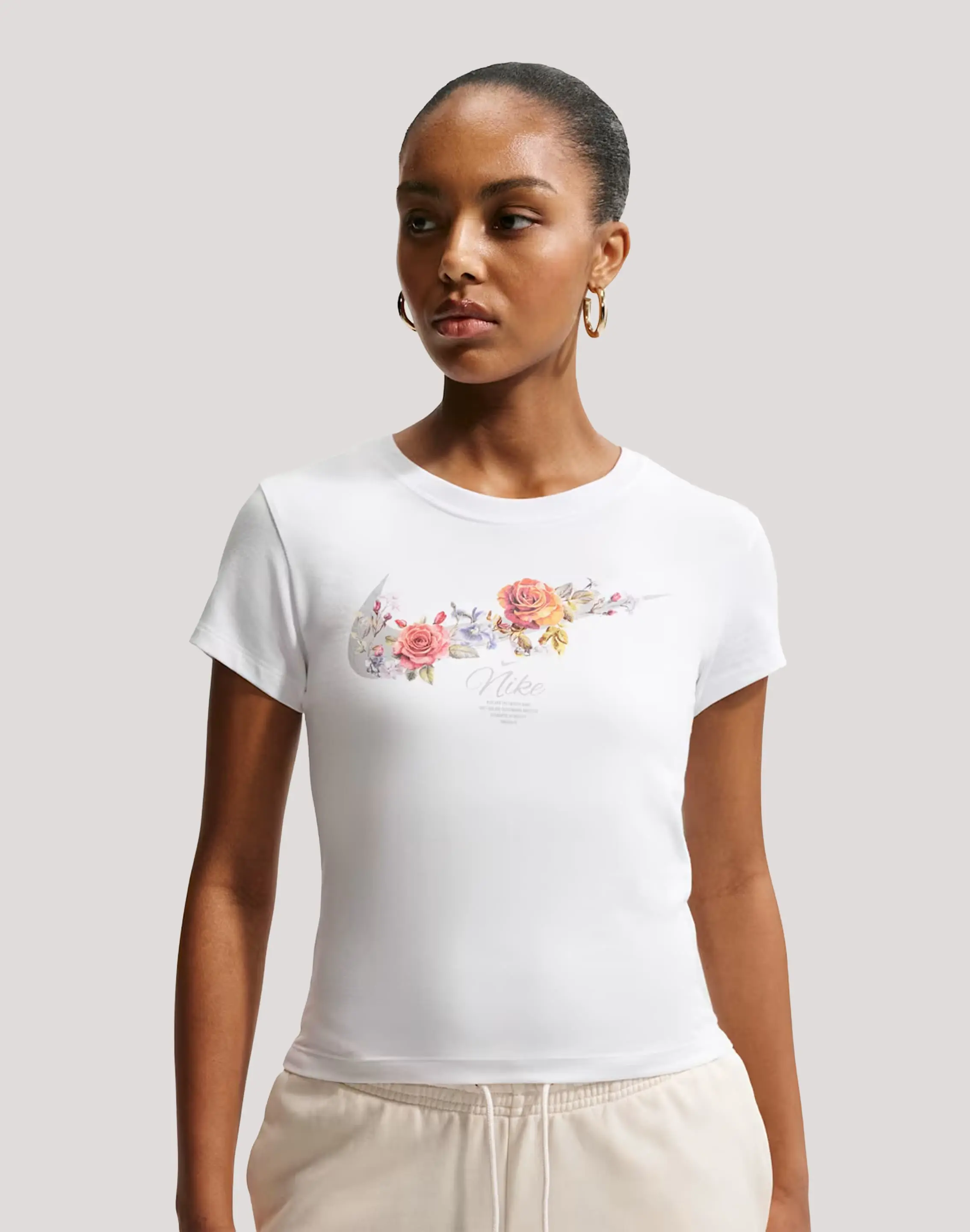 Womens Nike Chill Knit Slim Cropped Tee