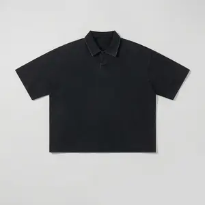 Boxy Polo (Black)