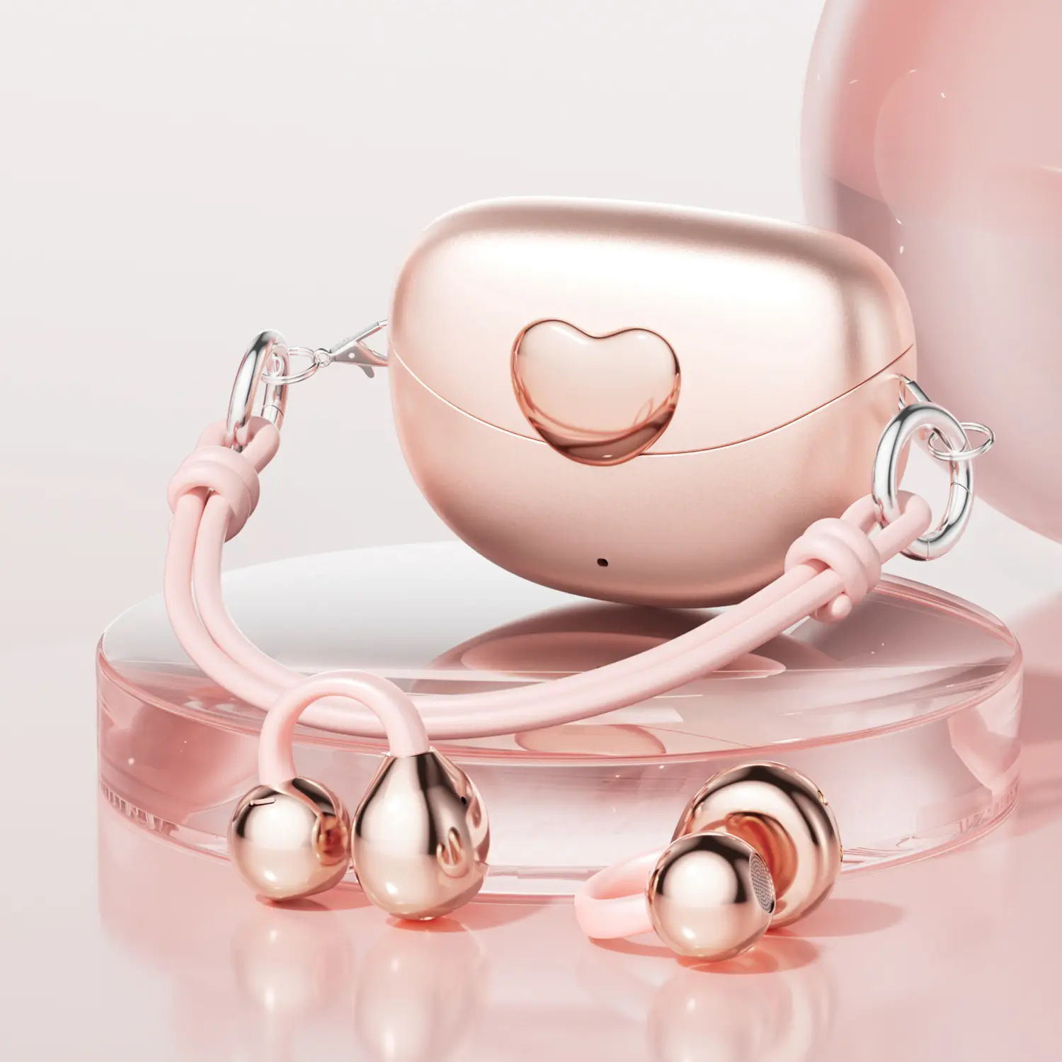 On-ear Lady`s Bag-shaped Wireless Earphones, with IMAX Theater Soundstage, Dual Core Wireless 6.0, IPX7 Sports Grade Waterproof, Triple Frequency Balance, Powerful Bass,Transparent Treble, for Women's Daily Portable Accessories and Exercise Partner